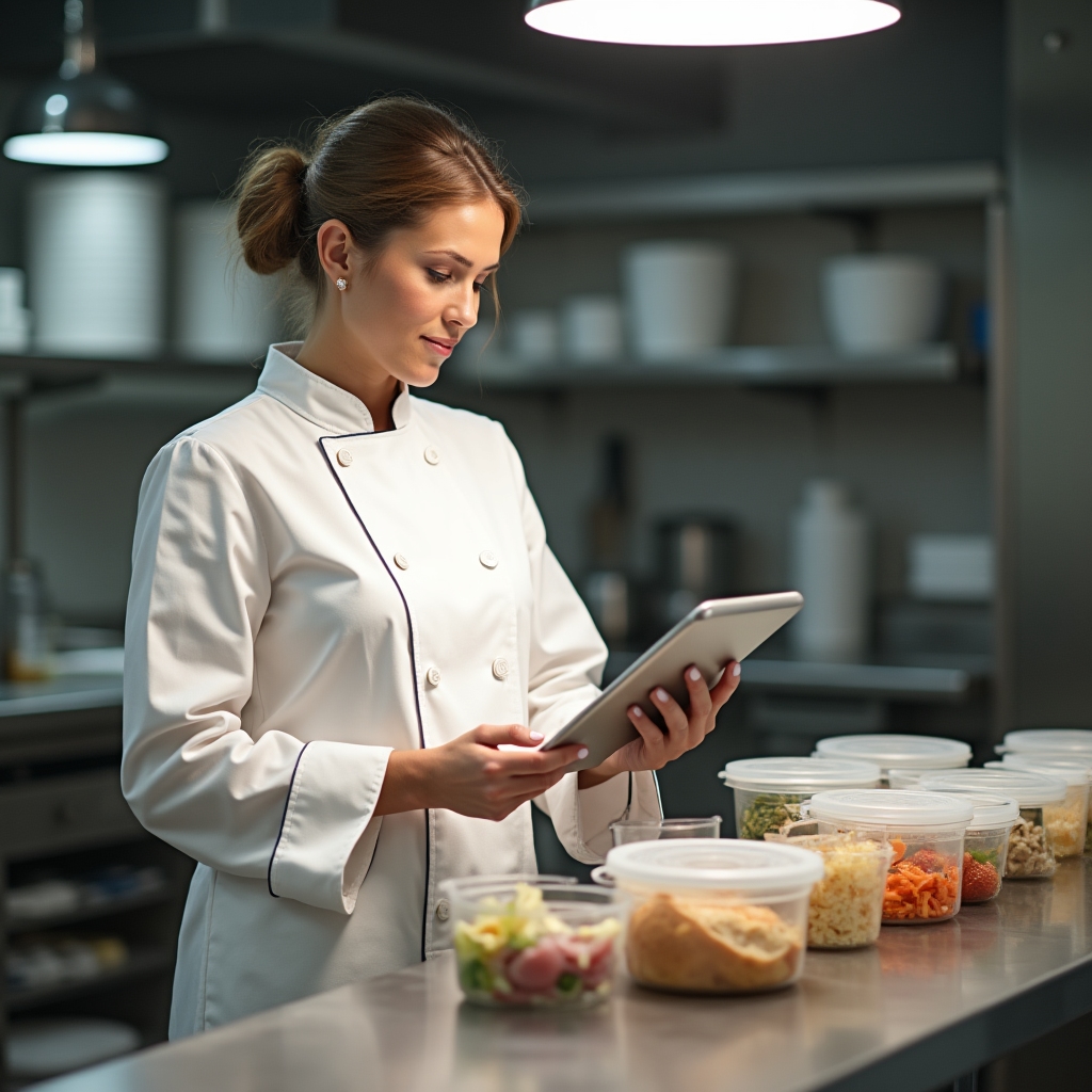 Auditoría de mermas en cocina industrial de colectividades