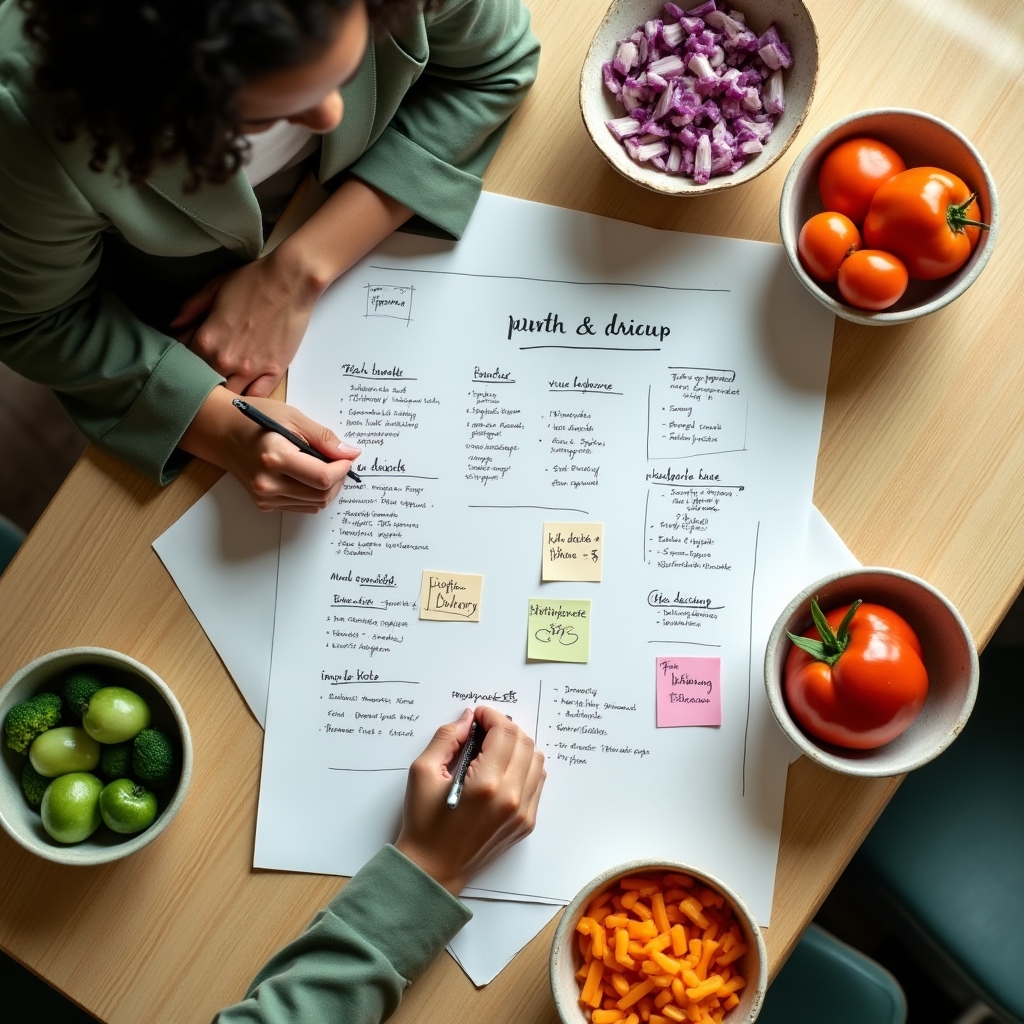 Diseño de menú con aprovechamiento integral de ingredientes en cocina colectiva